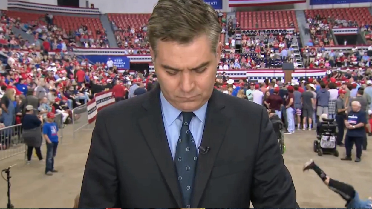 Kid Becomes Viral Sensation For Doing The Worm Behind CNN's Jim Acosta During Trump Rally