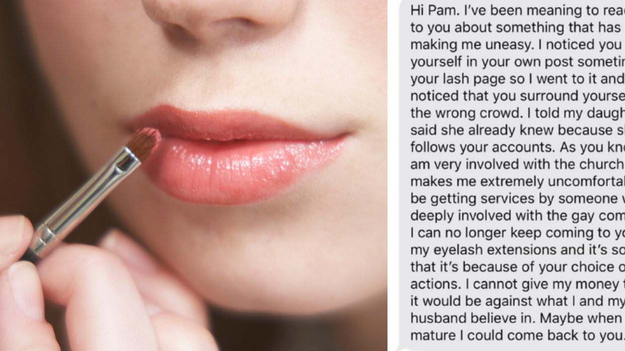 Beautician Eloquently Shuts Down Homophobic Woman Who Refuses To Use Her Services Because She Has Gay Friends