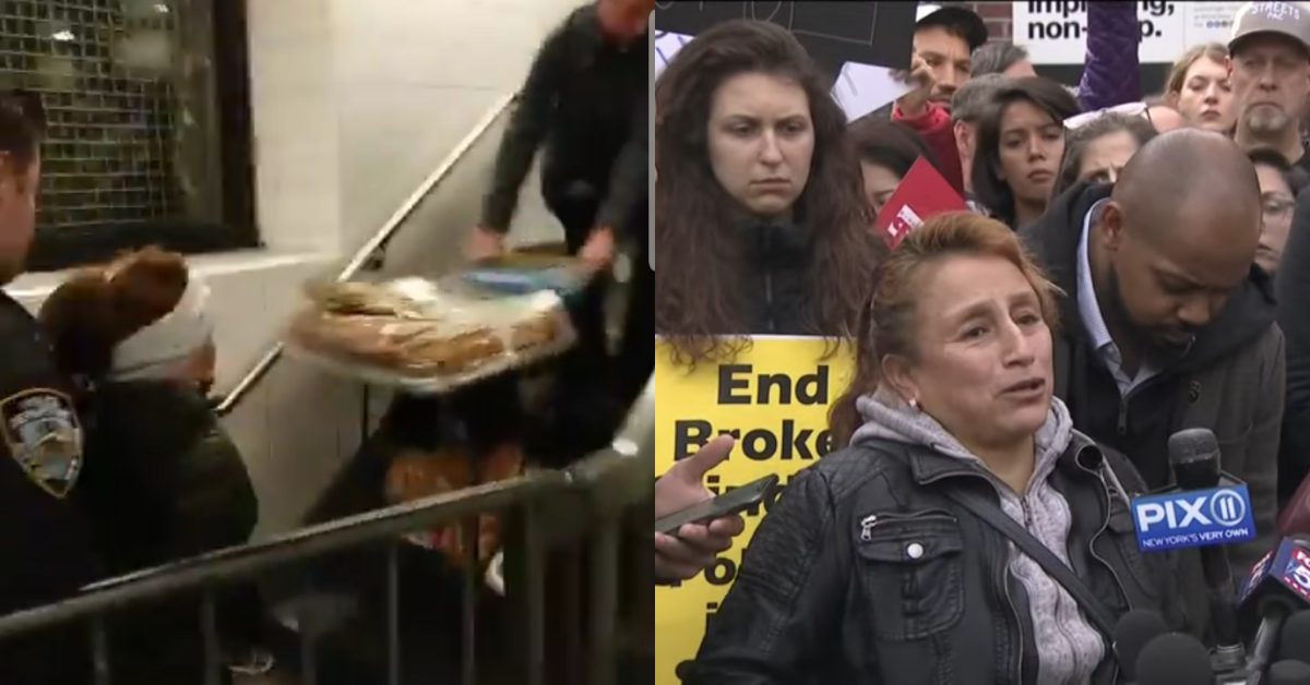 Woman Handcuffed In Viral Video For Selling Churros In Subway Station Tearfully Says Cops 'Took Everything' From Her