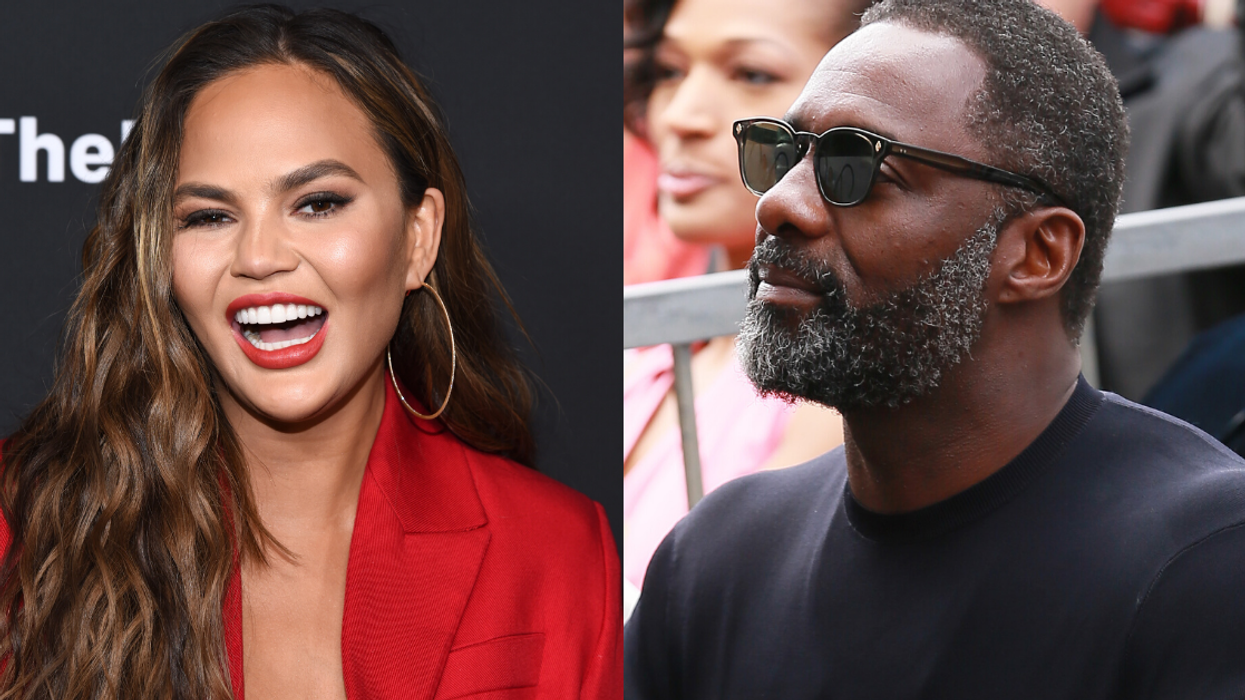 Chrissy Teigen Challenged Idris Elba To Share A Picture Of Himself From 1995, And He Certainly Delivered