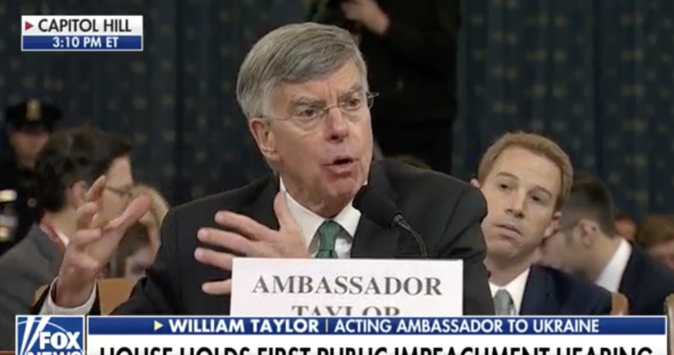 Fox News Graphic During Key Impeachment Witness Testimony Perfectly Sums Up Fox Propaganda Machine