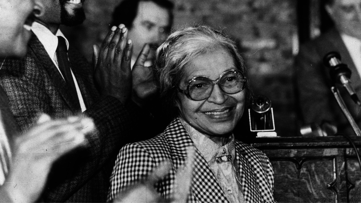 Guy's Throwback Photo Goes Viral After People Realize He's Sitting on Rosa Parks' Lap