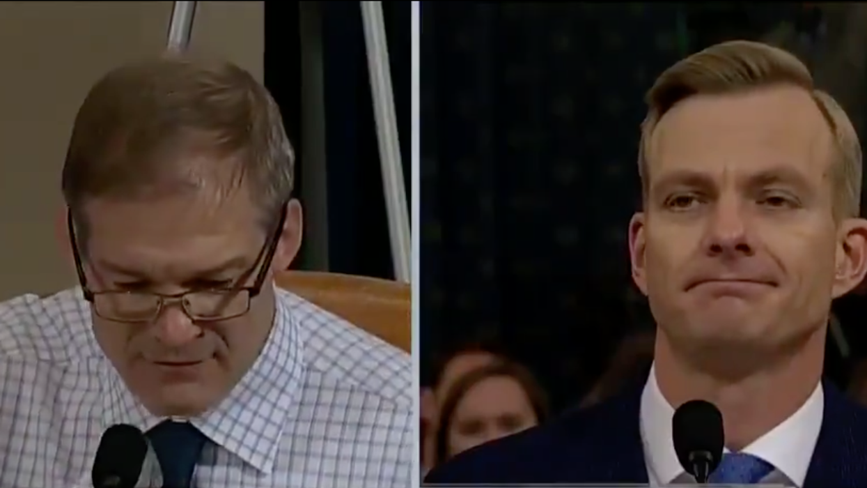 Diplomat Couldn't Help But Roll His Eyes During Tense Exchange With GOP Congressman During Impeachment Hearing