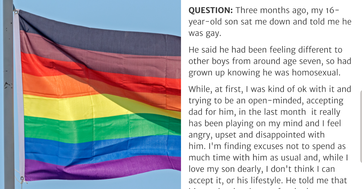Advice Columnist Educates Dad Struggling To Accept His Gay Son With Lesson About Unconditional Love