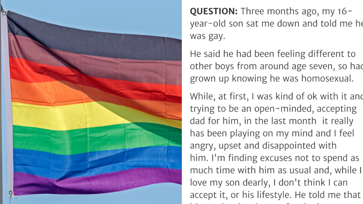 Advice Columnist Educates Dad Struggling To Accept His Gay Son With Lesson About Unconditional Love