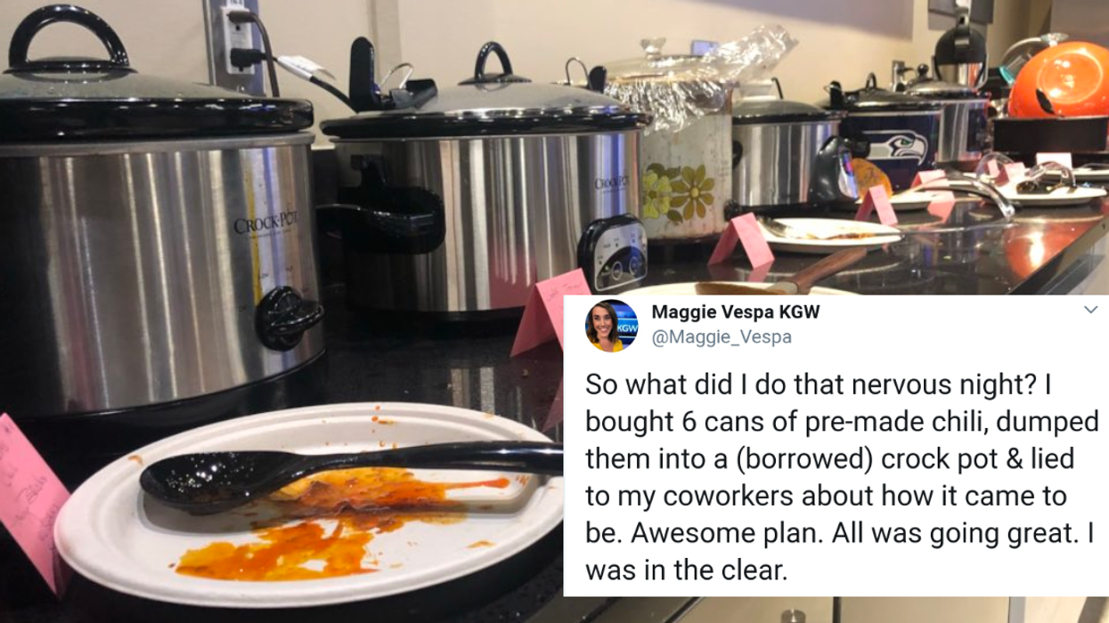 News Station's Chili Cook-Off Nearly Boils Over After Reporter Admits That She Cheated