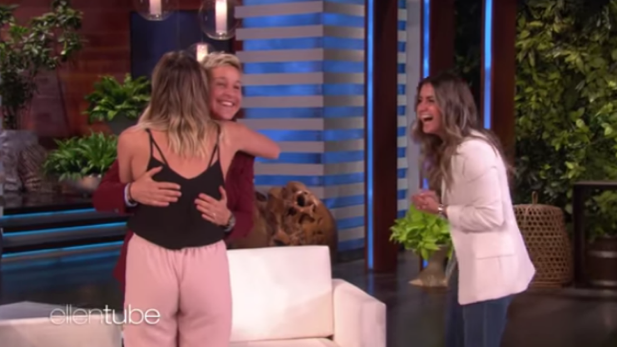 Ellen Surprises Lesbian Couple After Family Refuses To Come To Their Wedding