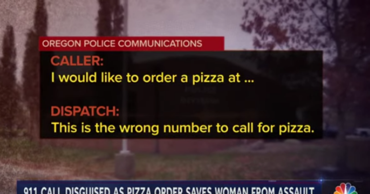 Ohio Dispatcher Praised After Woman Calls 911 To 'Order A Pizza' In Attempt To Get Help