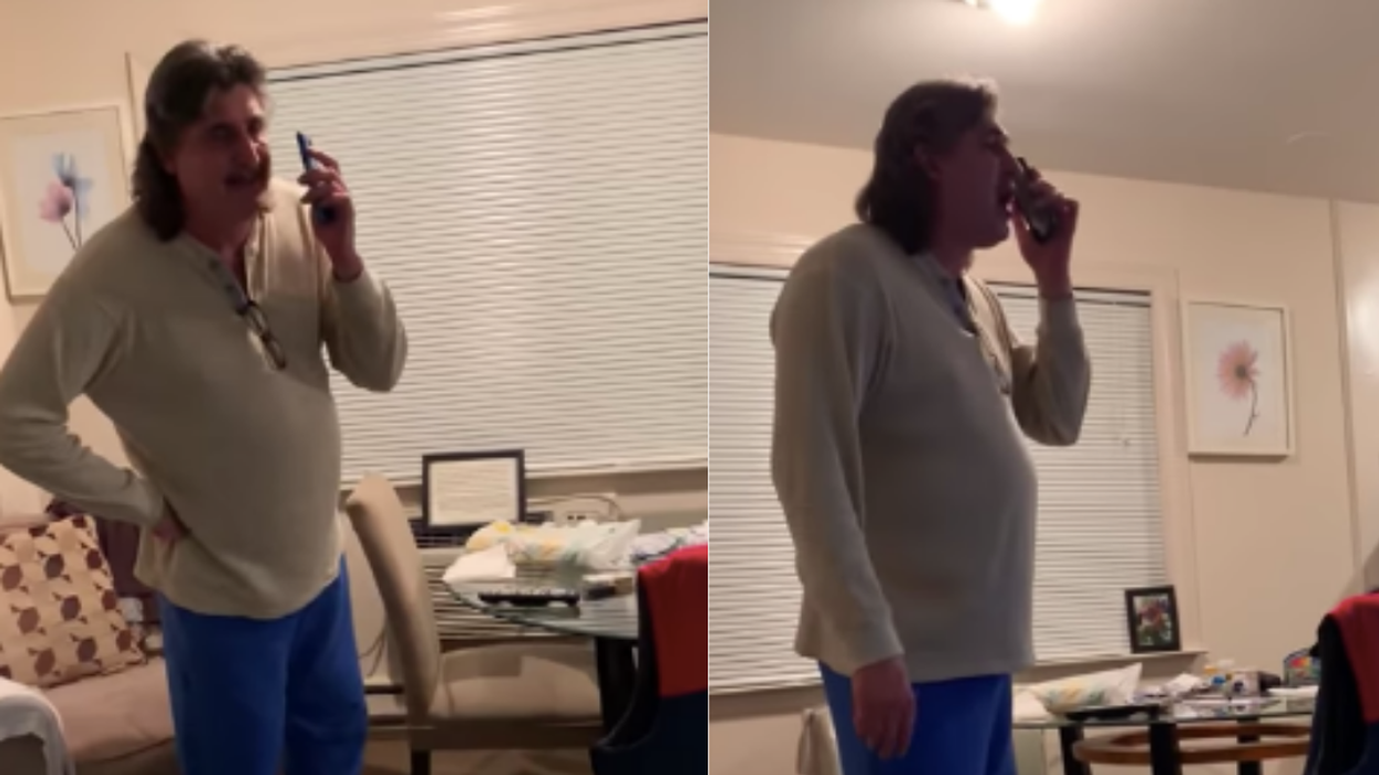 Dad Absolutely Goes Berserk After His Daughter Says She's Cooking Their Turkey In The Microwave