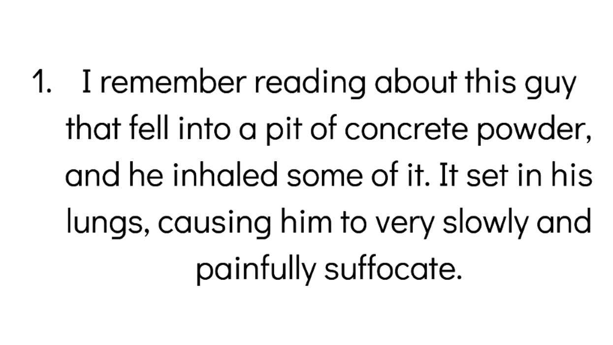 People Share All The Ways They Definitely DON'T Want To Die