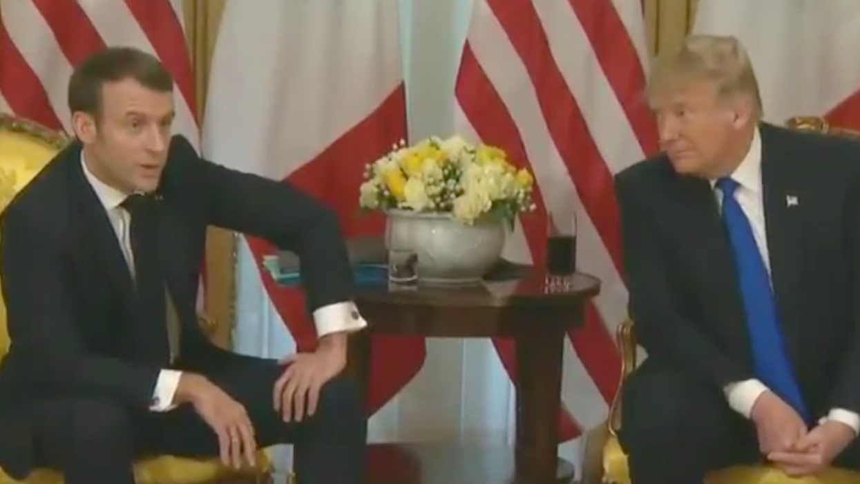 Emmanuel Macron Just Fact Checked Trump's Lie About ISIS Prisoners in Real Time Right to Trump's Face