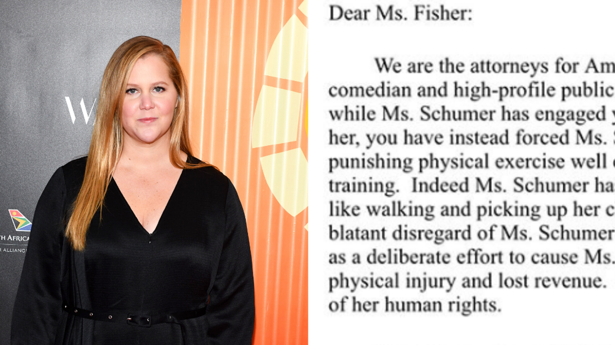 Amy Schumer Trolled Her Personal Trainer By Getting A Lawyer To Send Her A Cease And Desist Letter