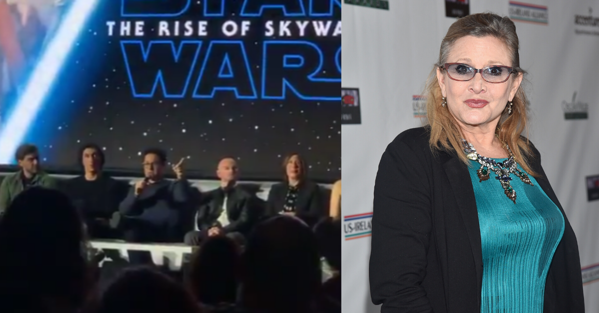 The Lights Eerily Went Out During A 'Star Wars' Panel After J.J. Abrams Mentioned Carrie Fisher