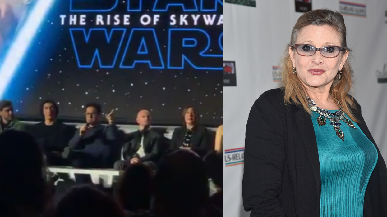 The Lights Eerily Went Out During A 'Star Wars' Panel After J.J. Abrams Mentioned Carrie Fisher