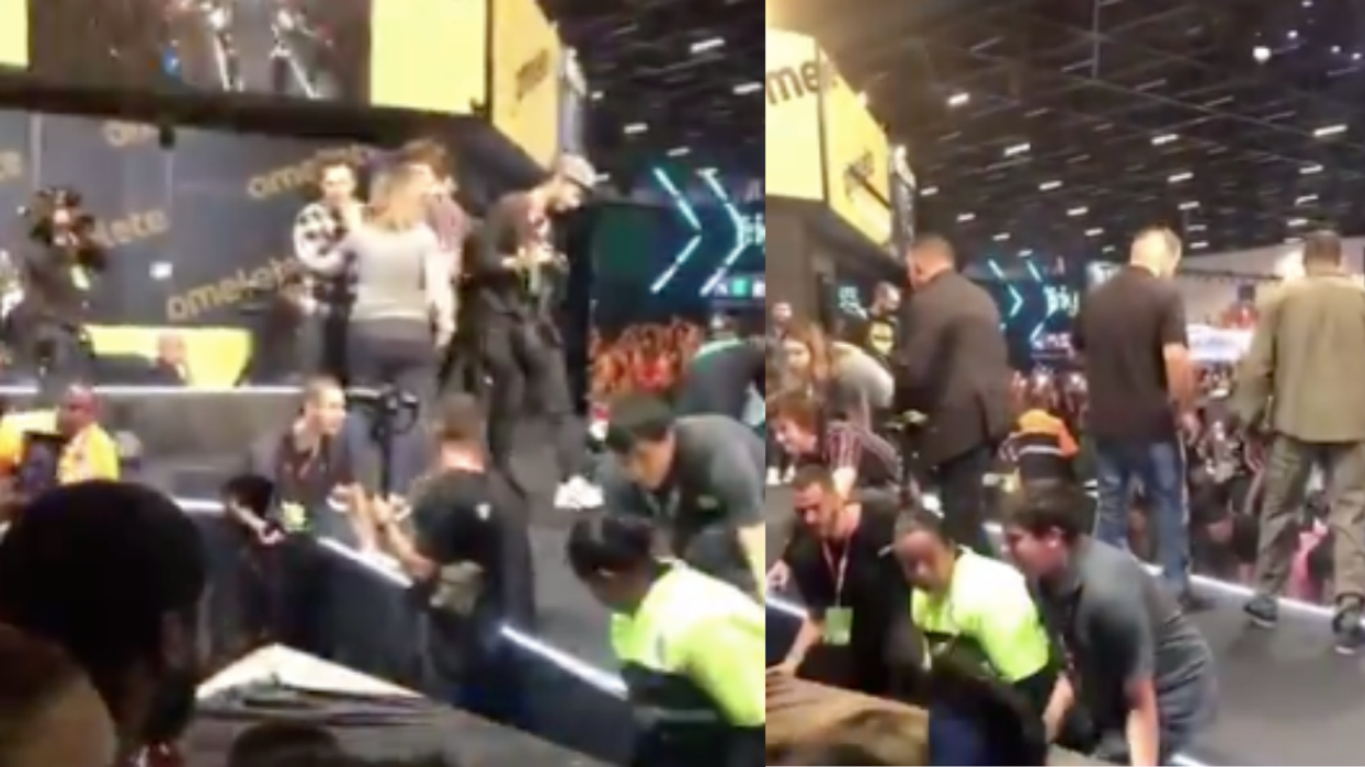 Ryan Reynolds Says Everyone Is 'Fine' After Barrier Nearly Collapses On Him During Comic-Con Event