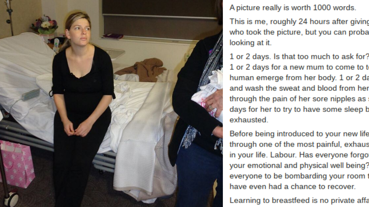 New Mom Pens Powerful Post About Why People Should Think Twice Before Visiting Right After The Birth Of A Baby