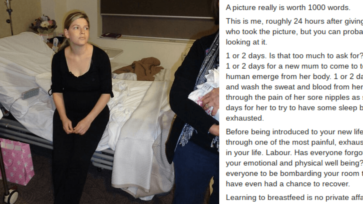 New Mom Pens Powerful Post About Why People Should Think Twice Before Visiting Right After The Birth Of A Baby