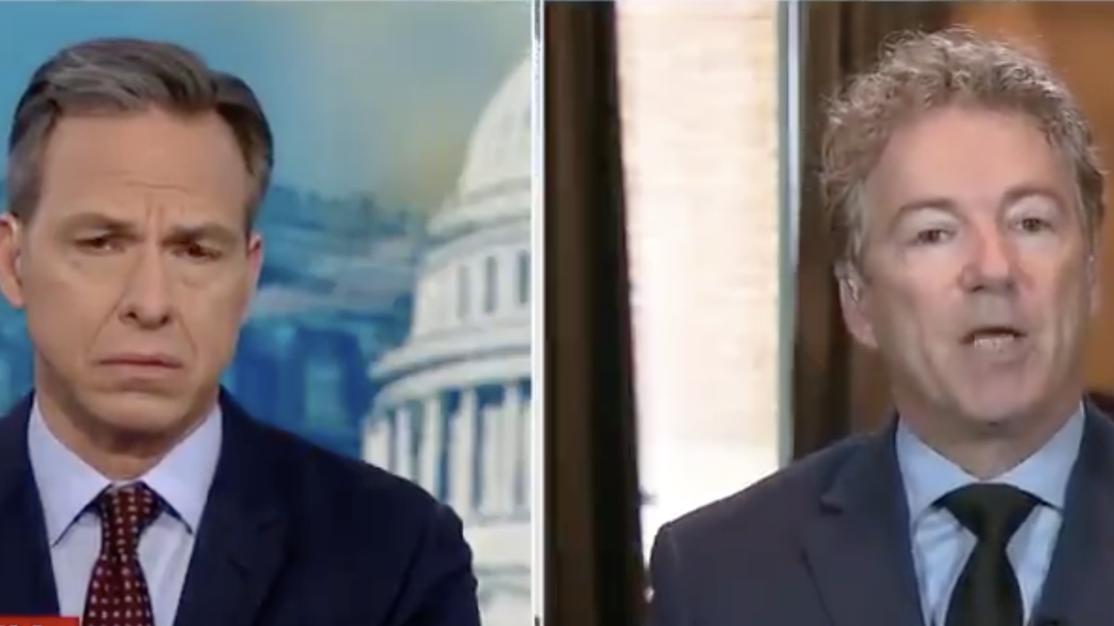 Jake Tapper Brings the Receipts After Rand Paul Claims Trump Really Just Wanted to Root Out Corruption in Ukraine