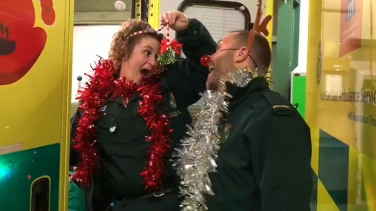 Paramedics Spread Christmas Cheer With Joyful Song And Dance Music Video
