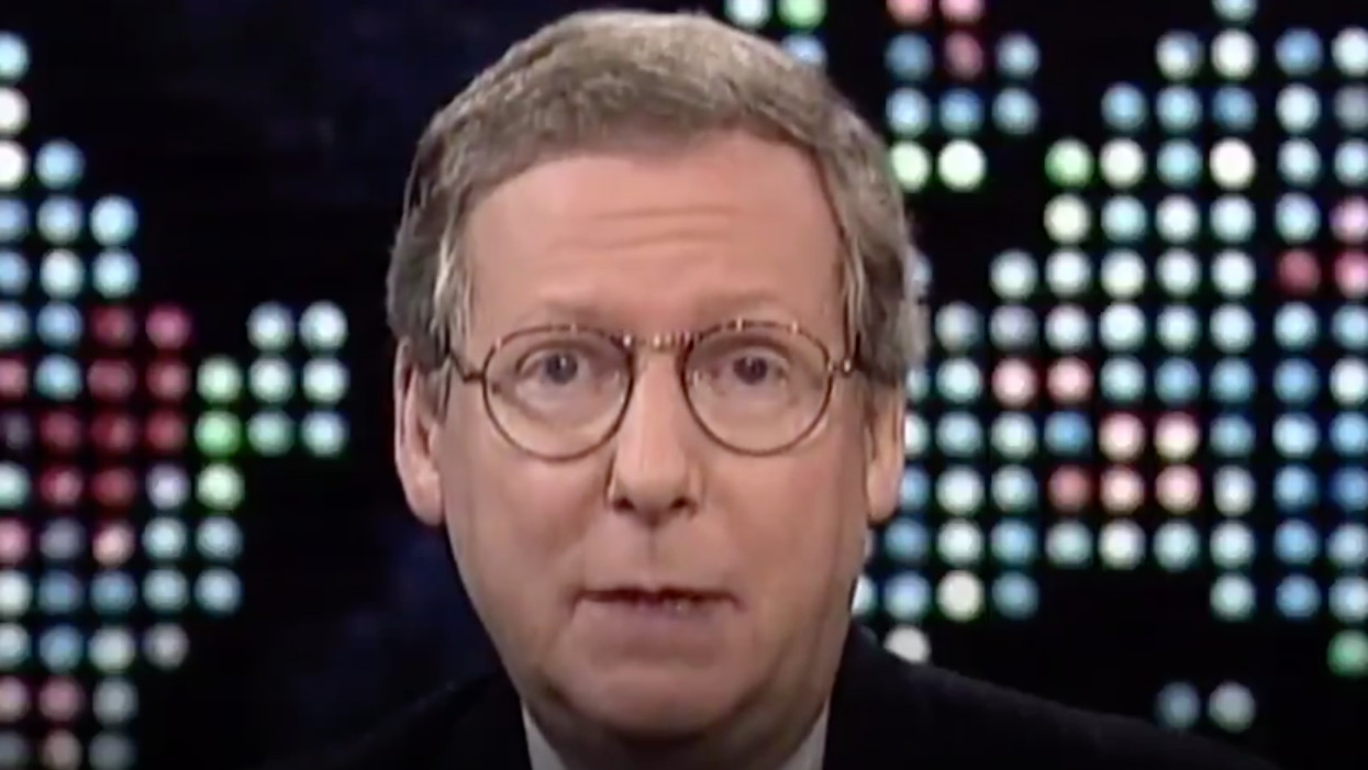 1999 Video of Mitch McConnell Calling for Witnesses in Bill Clinton's Impeachment Trial Comes Back to Haunt Him