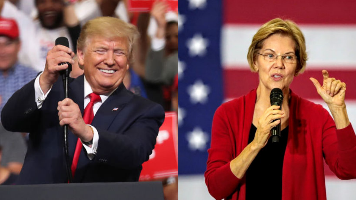 People Are Calling Donald Trump Out After He Invoked His Son Barron to Attack Elizabeth Warren