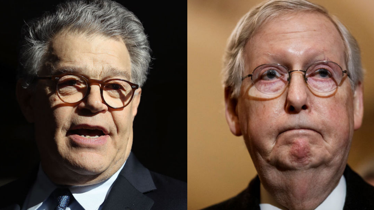 Al Franken Perfectly Slams Mitch McConnell's Hypocrisy for Accusing Democrats of 'Partisan Rage'