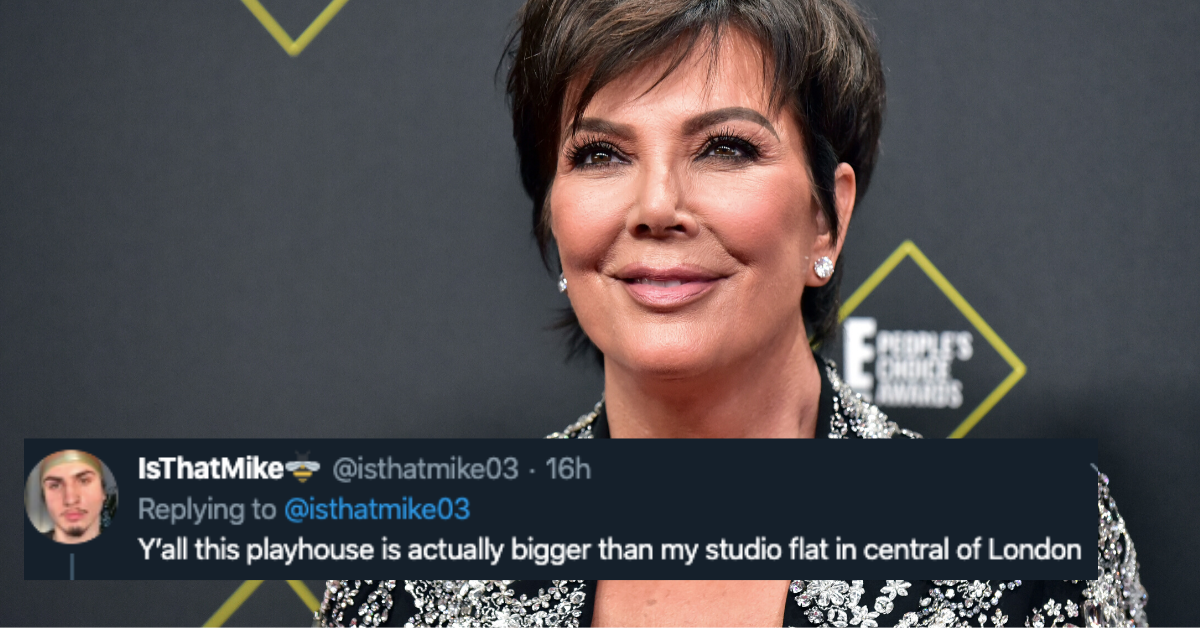 Kris Jenner Got Her Granddaughter Stormi A Massive Two-Story Playhouse For Christmas, No Big Deal