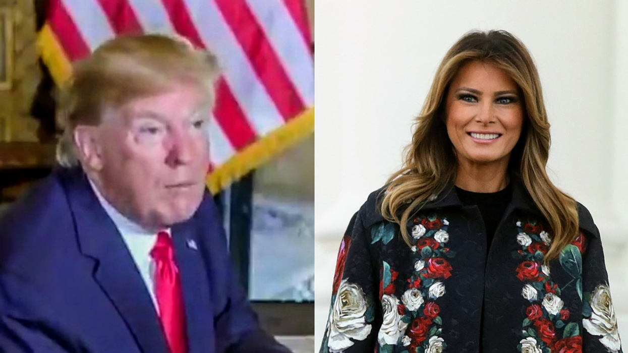 Donald Trump Was Just Asked What He Got Melania for Christmas, and His Answer Is Honestly Painful to Watch