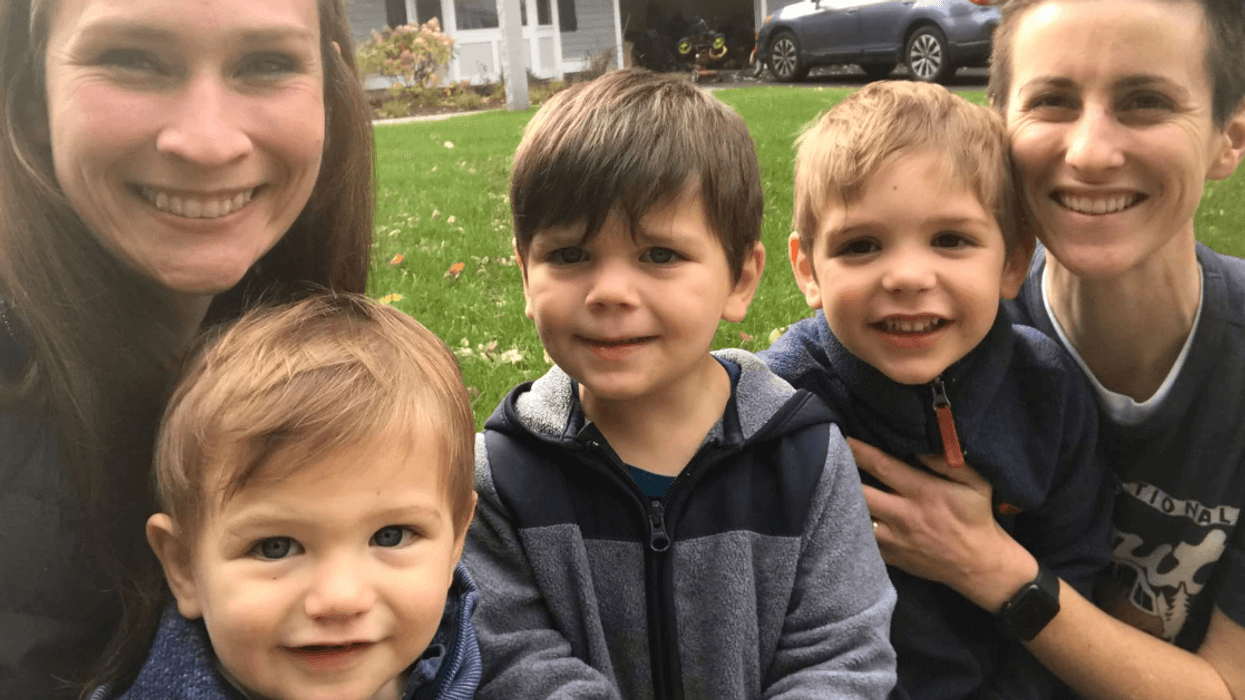 Massachusetts Lesbian Couple Adopts Three Young Brothers Who Had Been Separated To Allow Them To Grow Up Together