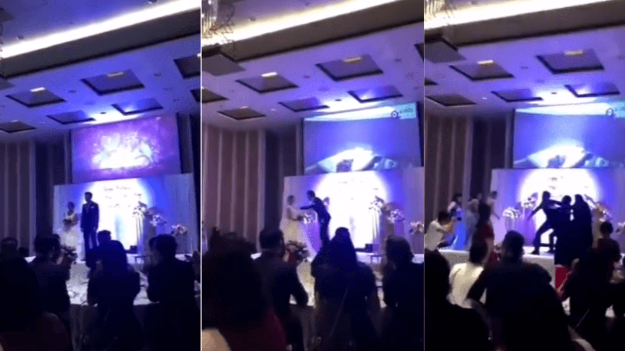 Groom Allegedly Got Revenge On Cheating Bride By Playing Video Of Her Naked In Bed With Her Brother-In-Law At Their Wedding