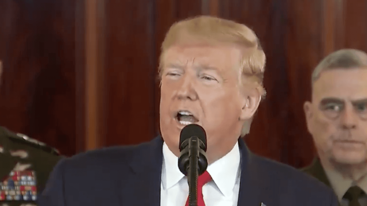 Trump Just Tried to Blame Iran's Ballistic Missile Attack Against U.S. Forces on Obama, It Did Not Go Well