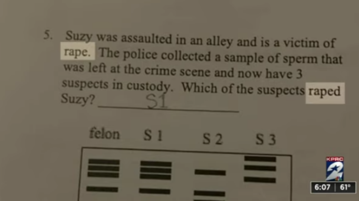 Parents Outraged After Texas Teacher Includes Question About Rape On Homework Assignment