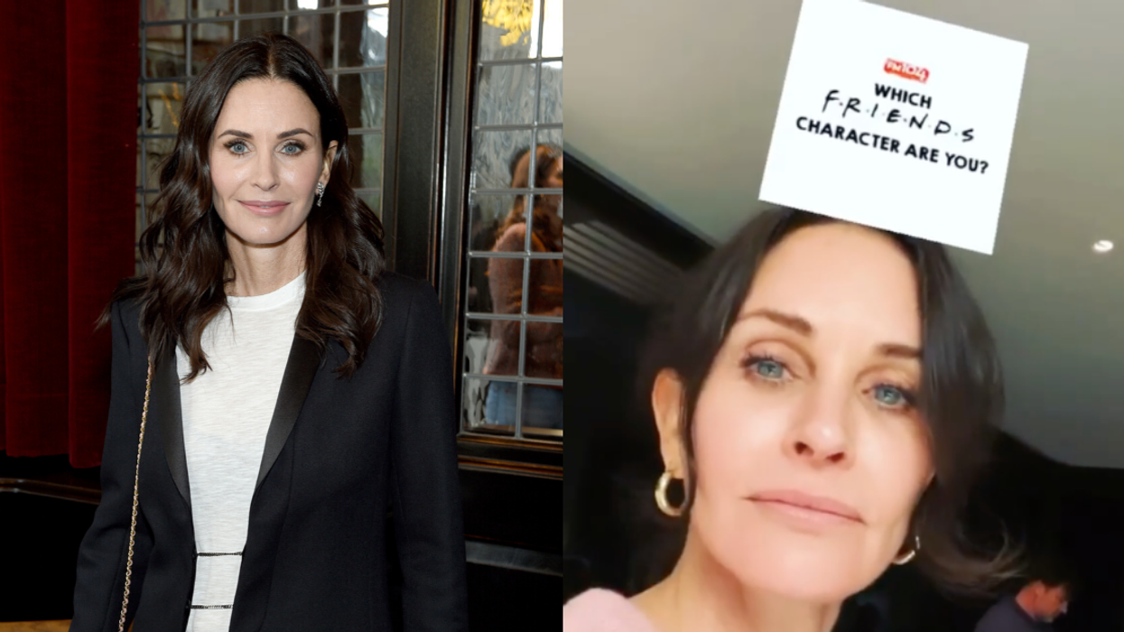 Courteney Cox's Attempt At Using The 'Which Friends Character Are You?' Filter Goes Hilariously Awry, And It's Perfect