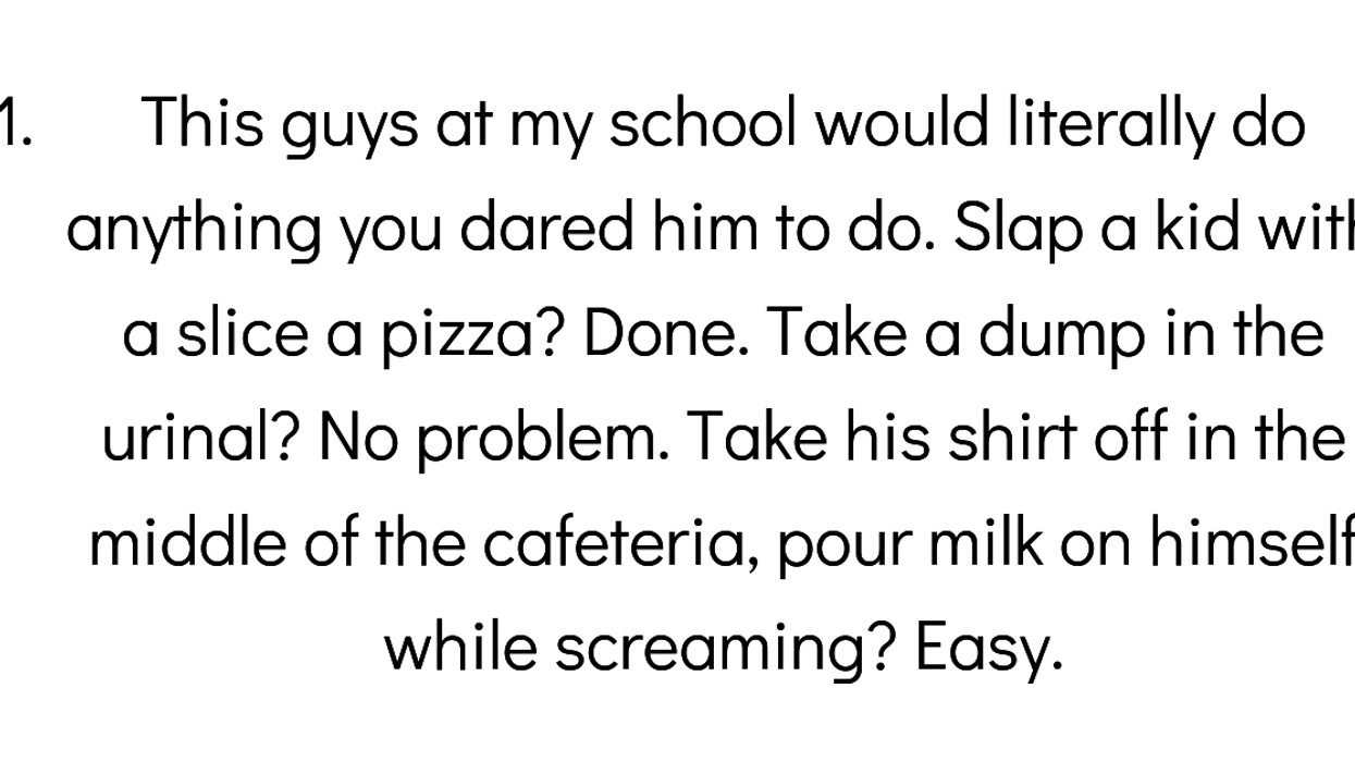 Former Students Share Their 'Weird Classmate' Stories