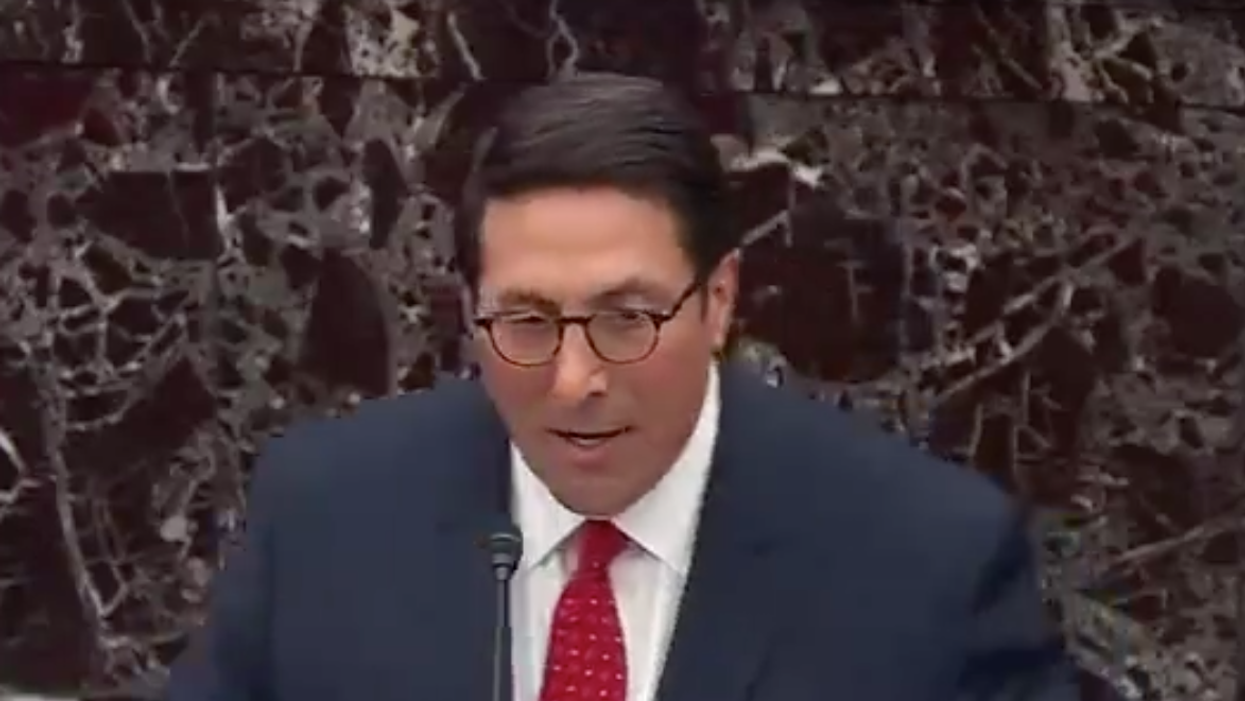 Trump's Defense Attorney Asked 'Why Are We Here?' During the Impeachment Trial and People Were Quick to Answer
