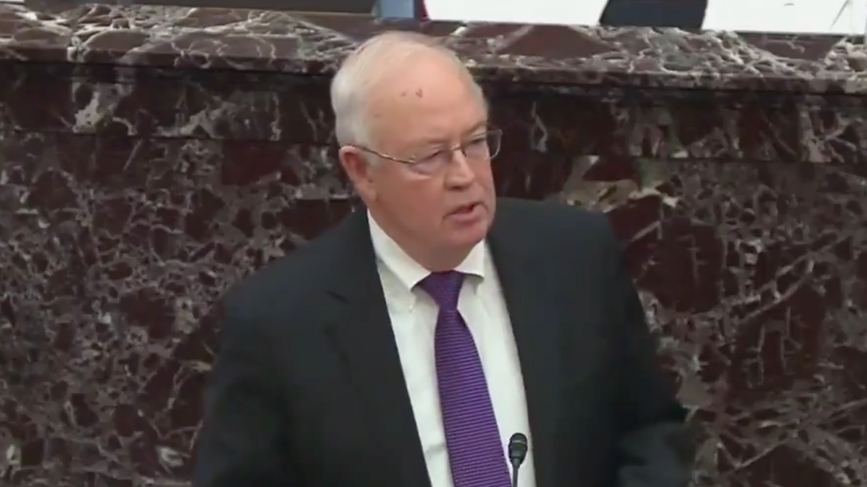 Ken Starr Defended Trump by Complaining About Frivolous Impeachments, So Someone Added a Laugh Track and It's Perfect