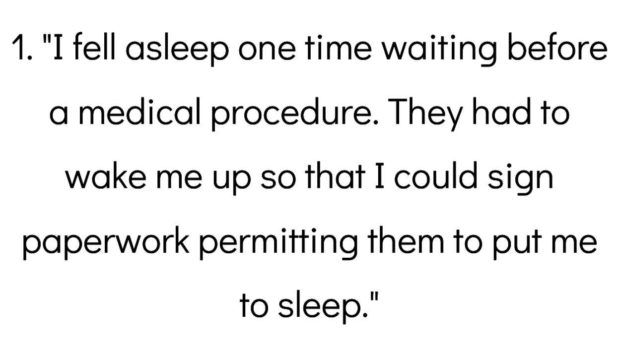 People Share The Funniest Place They've Ever Fallen Asleep