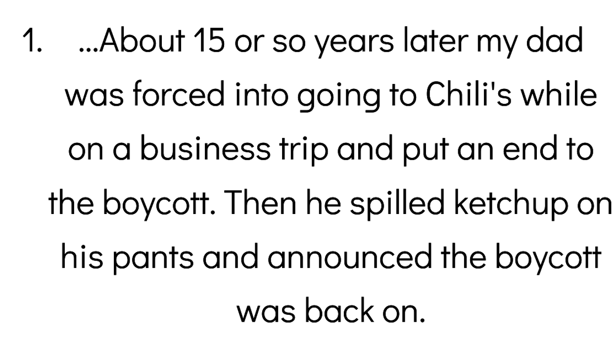 People Explain Which Restaurants They Refuse To Eat At