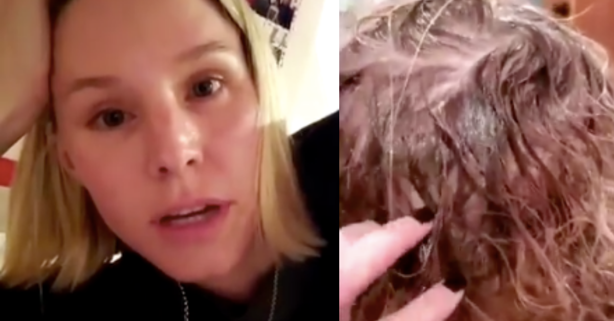 Kristen Bell Turns To The Internet For Help After Her Daughter Decides To Wash Her Hair With Vaseline