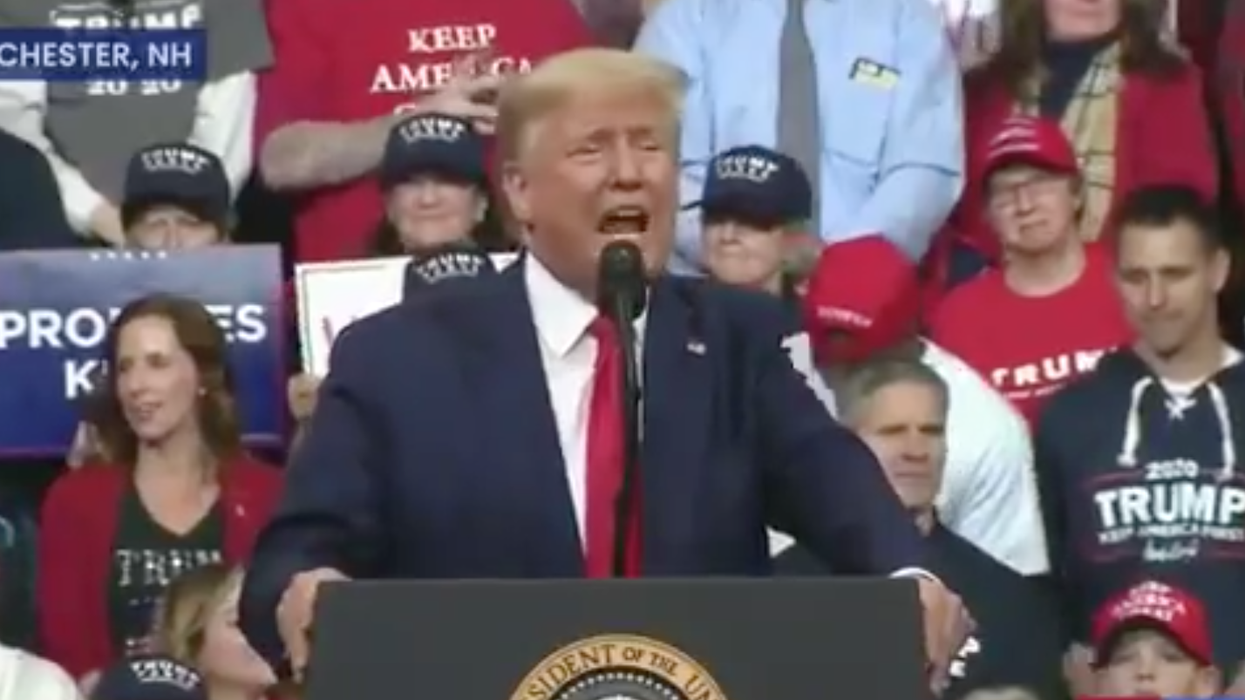 Donald Trump Appears to Agree With Rally Crowd After They Start Chanting 'Lock Her Up' About Nancy Pelosi