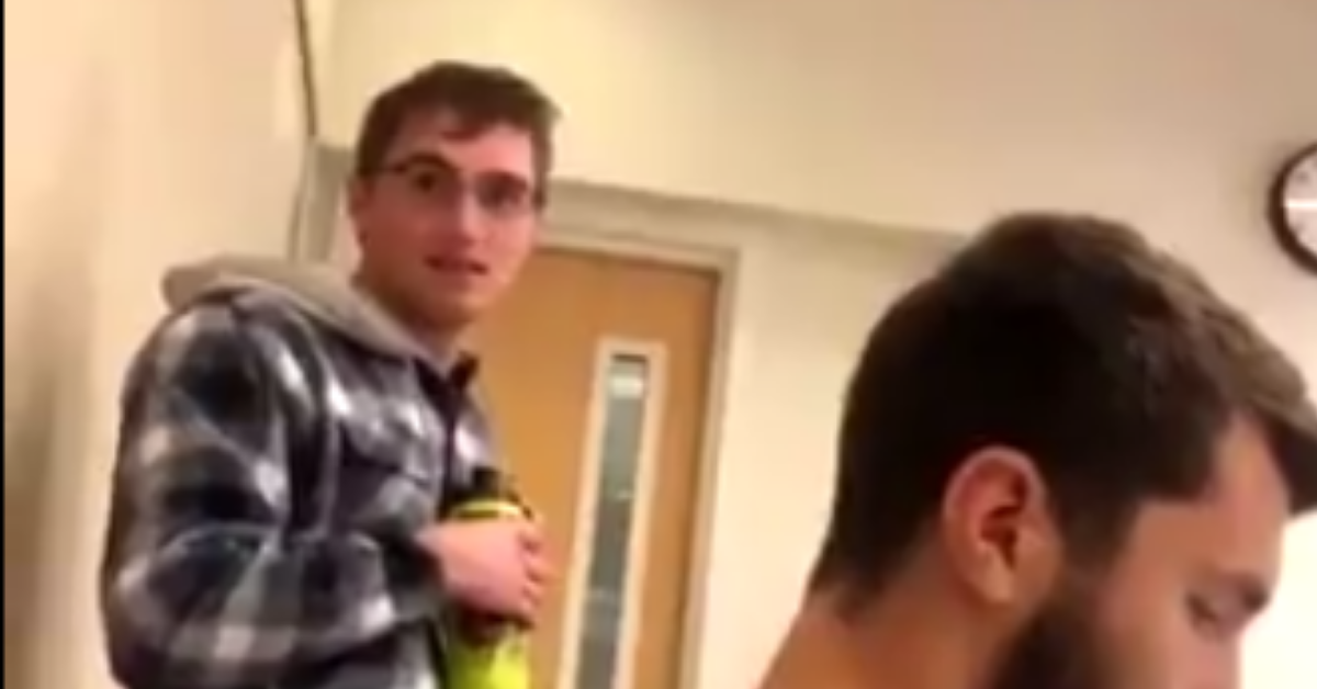 College Student's Racist And Homophobic Classroom Rant Was Captured On Video Just Before He Was Arrested