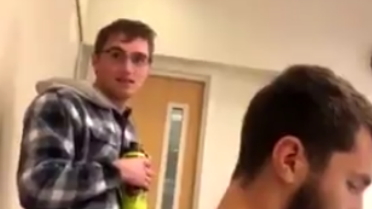 College Student's Racist And Homophobic Classroom Rant Was Captured On Video Just Before He Was Arrested
