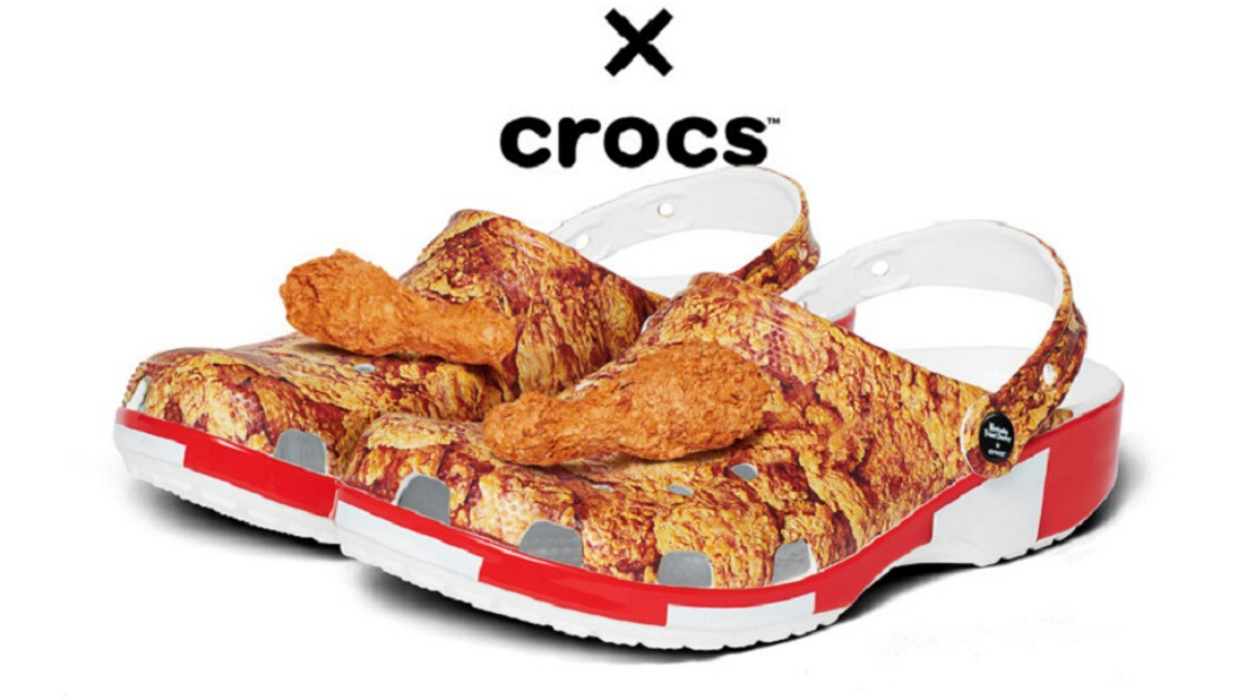 KFC Just Launched A Limited Edition Pair Of Crocs That Will Leave Your Feet Smelling Like Fried Chicken
