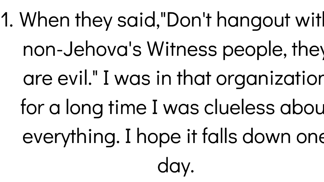 Former Cult Members Explain How They Knew They Were In Too Deep