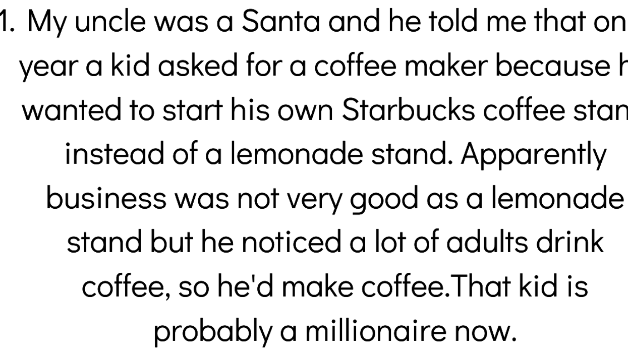 Mall Santas Explain The Weirdest Gifts Children Have Asked For