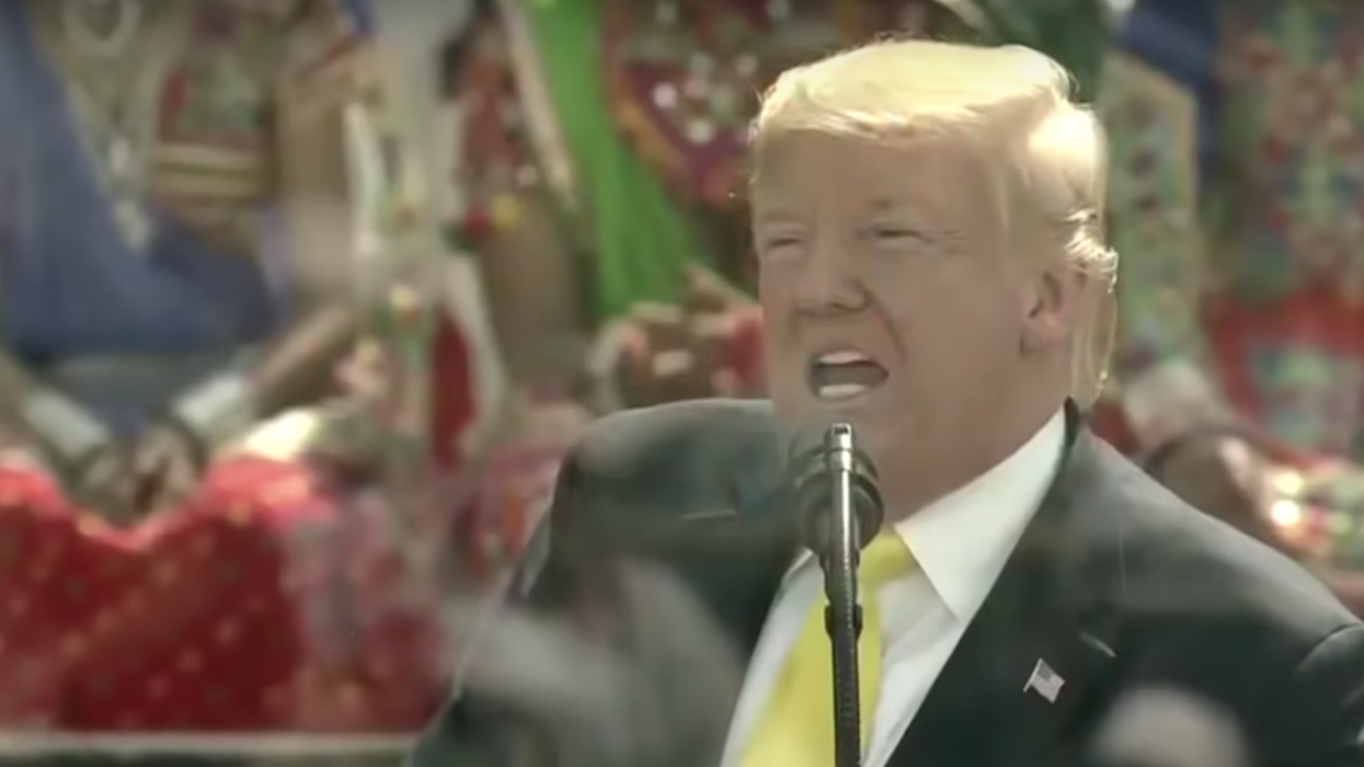 This Video of Crowds Streaming Out of Indian Stadium During Trump's Speech Is the Schadenfreude We Needed