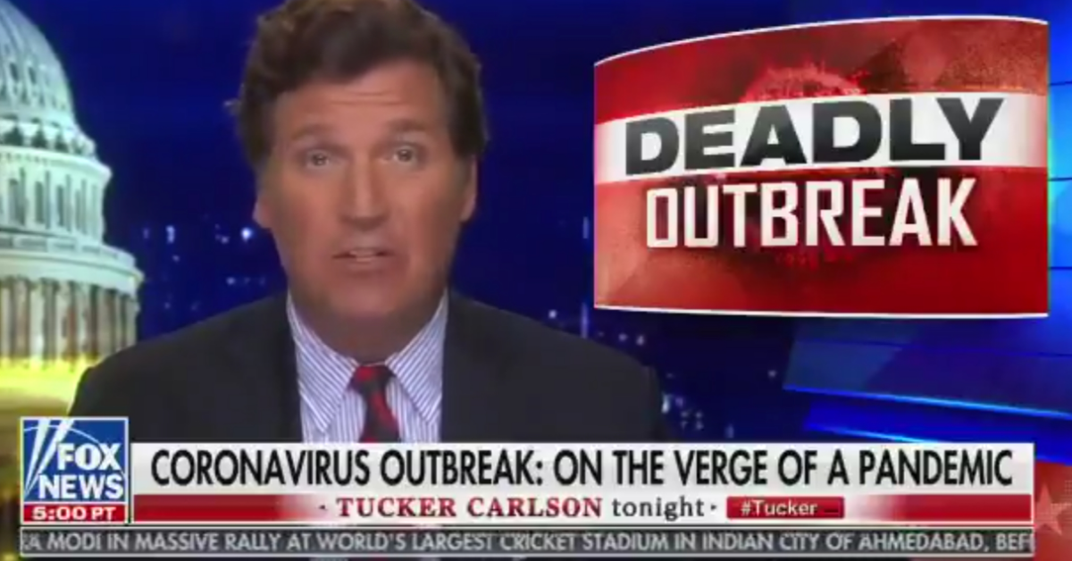Fox News Host Tucker Carlson Slammed After Saying 'Wokeness' Is To Blame For The Spread Of Coronavirus