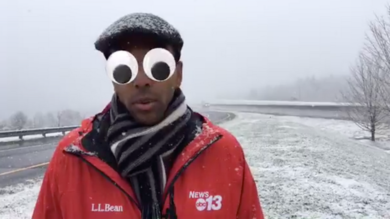 North Carolina Reporter's Facebook Live Report Leaves Viewers Chuckling After He Accidentally Turns On Facebook Filters