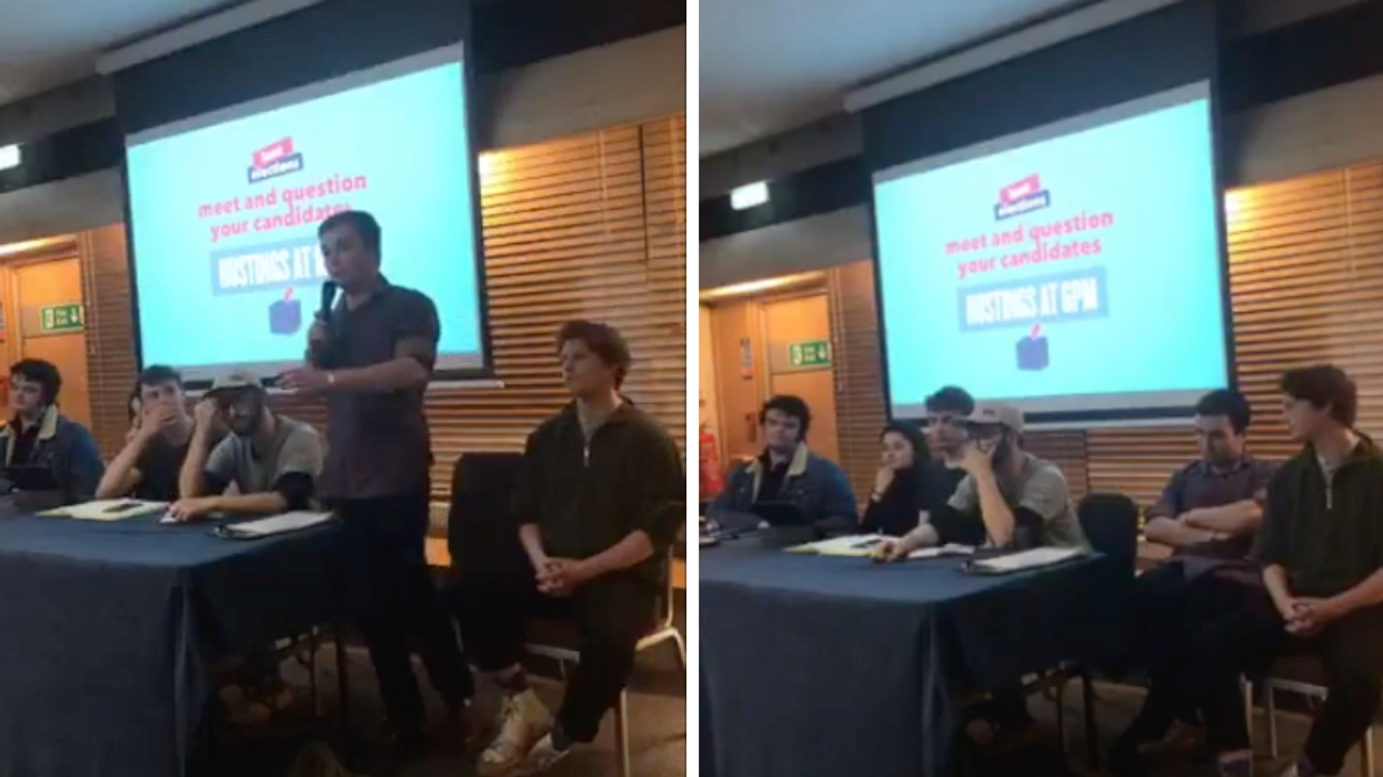 Guy Running For University Student President Gets Awkwardly Caught Lying About Using Homophobic Slur By Reporter With The Receipts