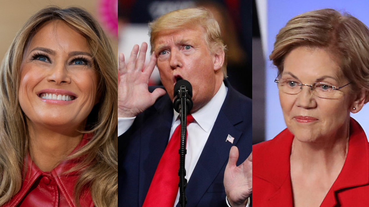 Melania Trump Championing Women's Roles In American Society While Her Husband Was Simultaneously Using A Slur Against Elizabeth Warren Is The Ultimate Irony